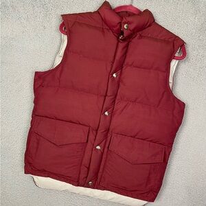 Vintage woolrich down fill puffer vest